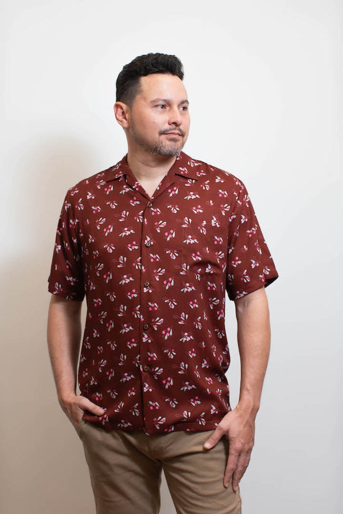 Aloha Shirt -'A'ali'i Maroon