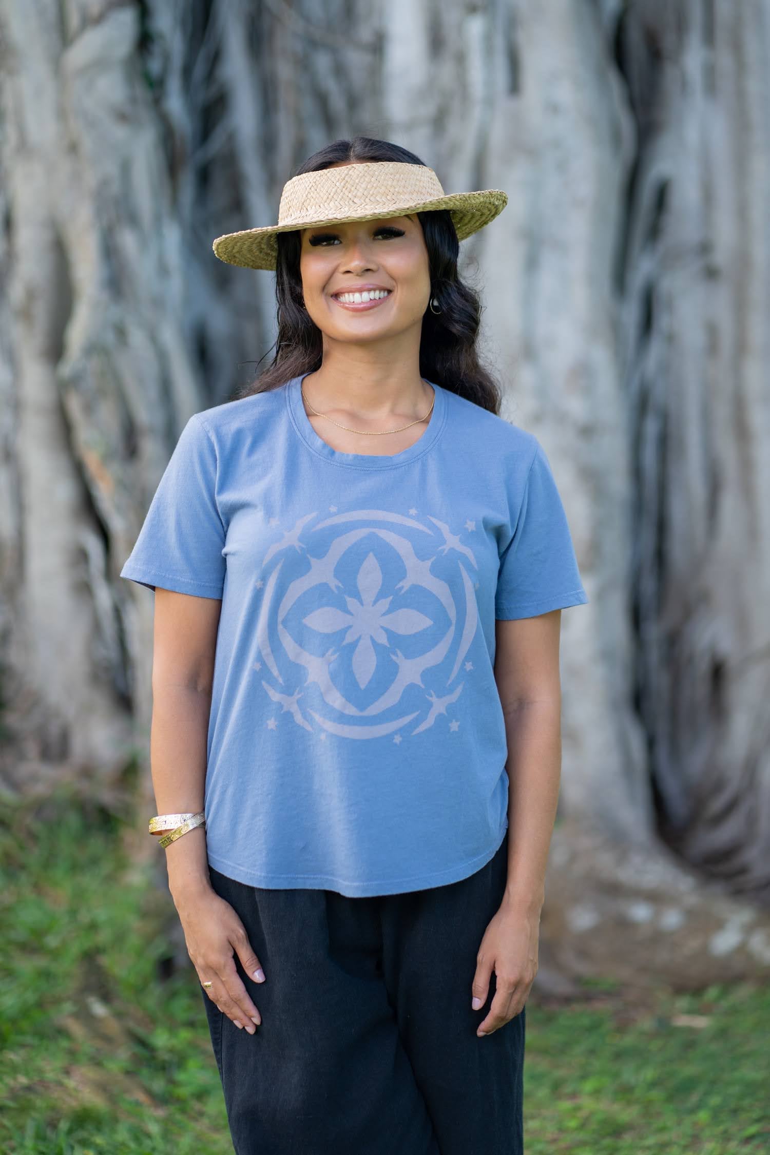 Quilt Tee - Iwa Bird