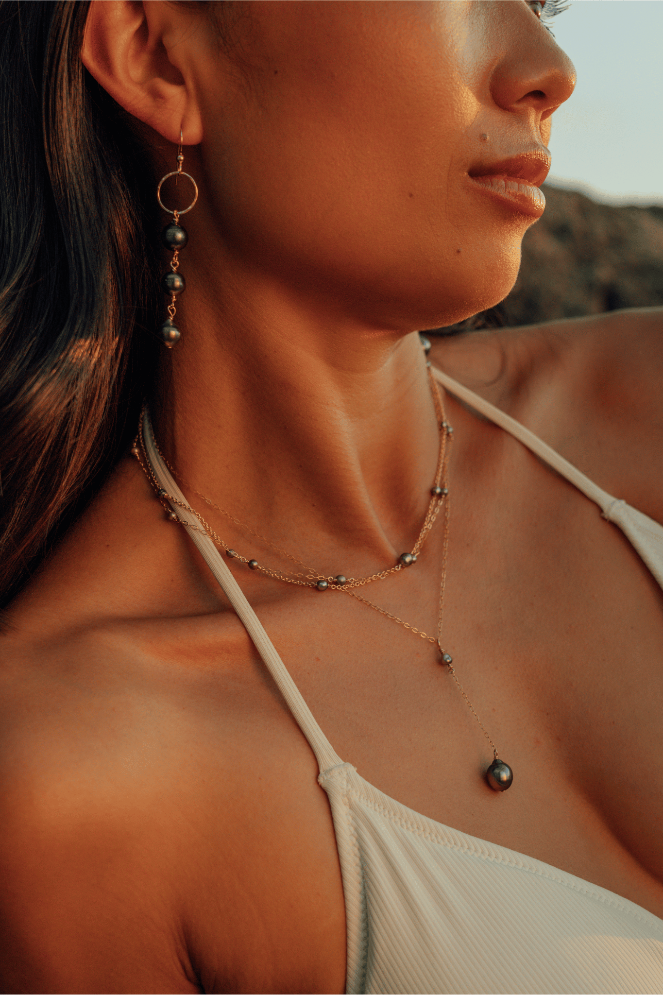 Tahitian & Keshi Pearl Necklace