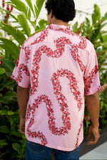 Kāne Aloha Shirt - Lei ʻAʻaliʻi Pink