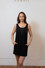 Punahele Tank Dress-Black ALL SALES FINAL