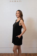Punahele Tank Dress-Black ALL SALES FINAL