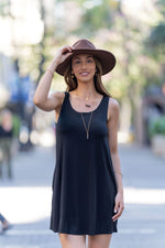 Punahele Tank Dress-Black ALL SALES FINAL