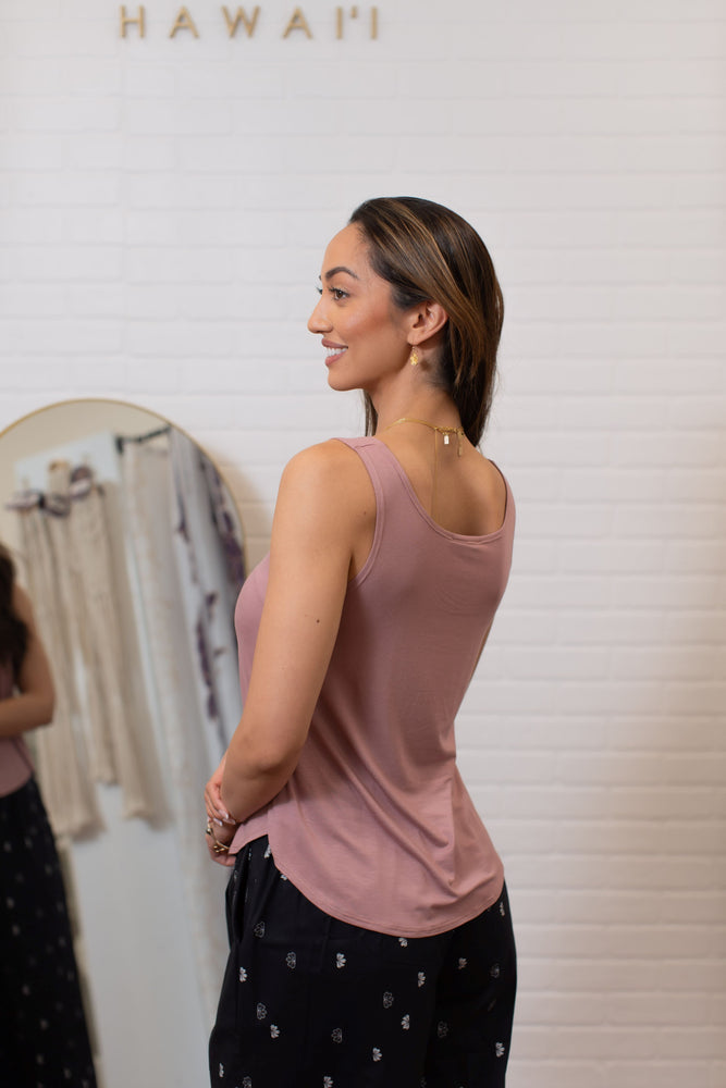 Punahele Tank Top - Mauve ALL SALES FINAL