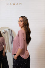 Punahele Dolman Top-Mauve ALL SALES FINAL