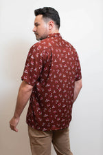 Kāne Aloha Shirt - ʻAʻaliʻi Maroon ALL SALES FINAL