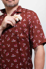 Kāne Aloha Shirt - ʻAʻaliʻi Maroon ALL SALES FINAL