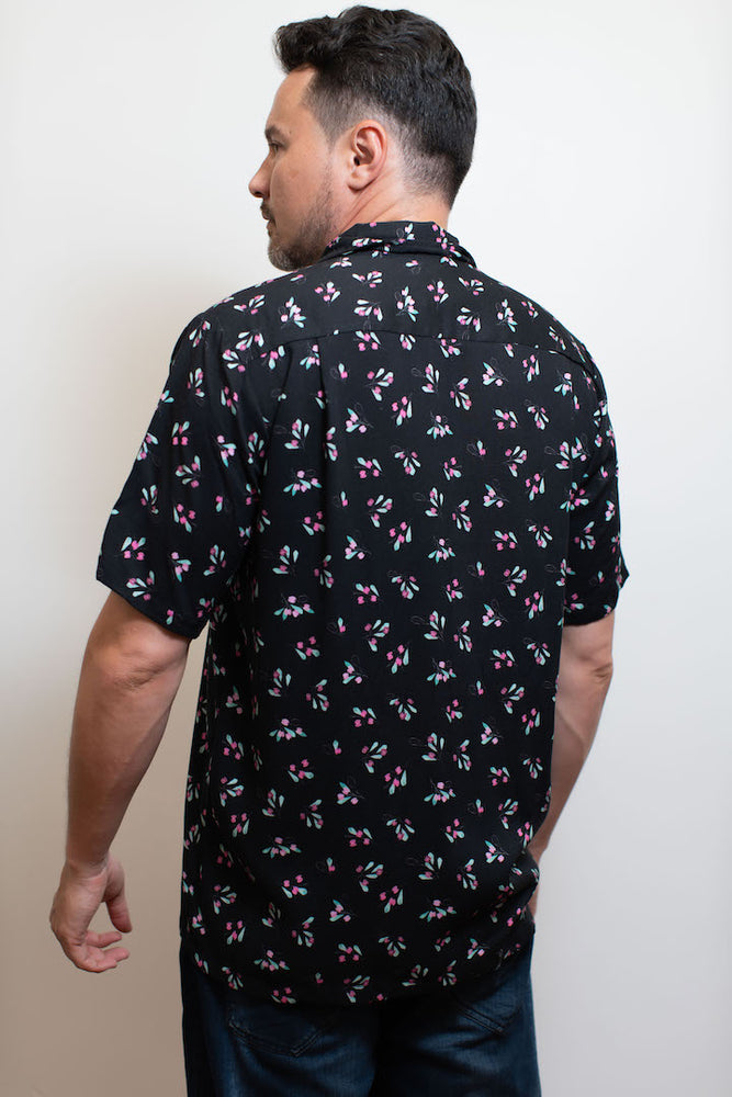 Aloha Shirt- 'A'ali'i Black