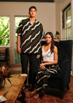 Lei Pīkake Palazzo Pants-Vintage Charcoal