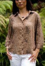 Panina Top-Liko Lehua in Maku'e (dark brown)