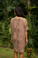 Kanani Dress-Liko Lehua in Maku'e (brown)