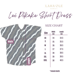 Lei Pīkake Short Dress-Vintage Charcoal