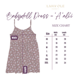 Babydoll Dress - ʻAʻaliʻi Maroon ALL SALES FINAL