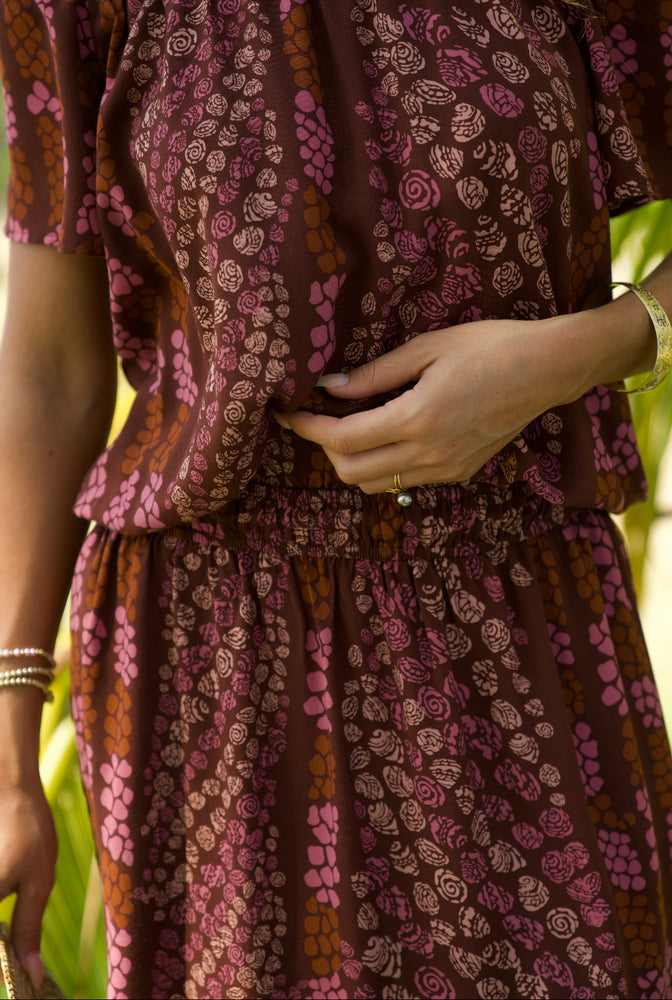 Kahelelani Kona Short Dress in  Maku'e