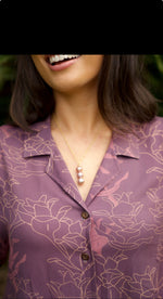 Kanoe Romper-Liko Lehua in Poni (purple)