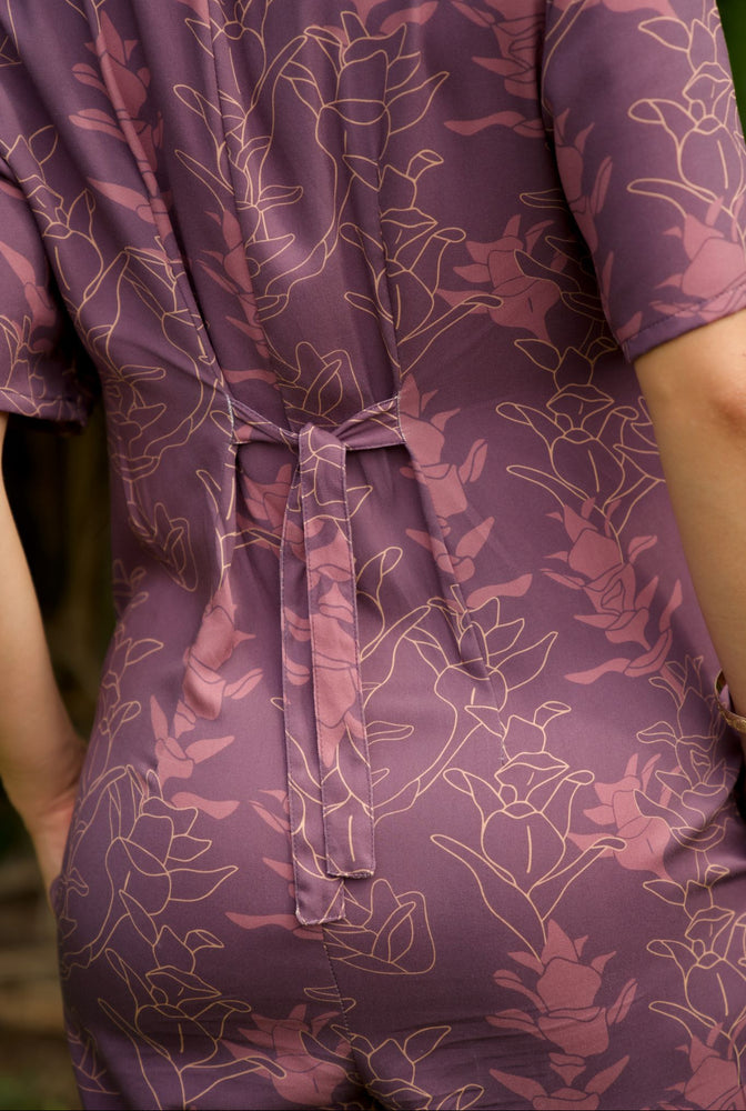 Kanoe Romper-Liko Lehua in Poni (purple)