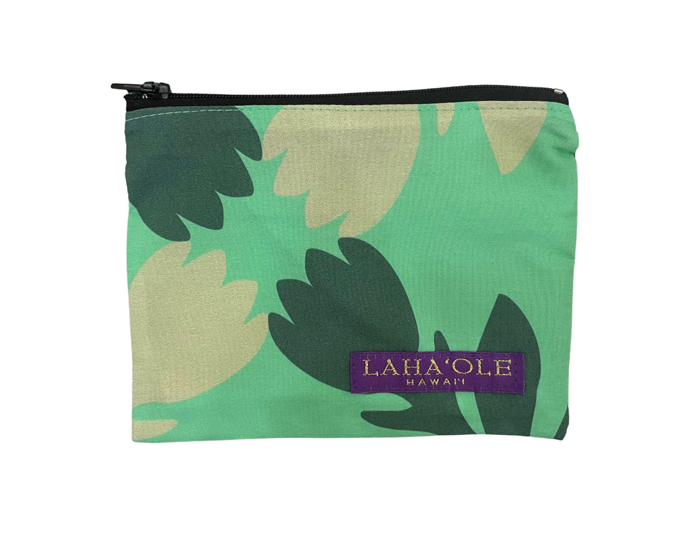 Quilt Small Pouch - ʻŌmaʻomaʻo (Green)