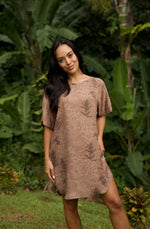 Kanani Dress-Liko Lehua in Maku'e (brown)