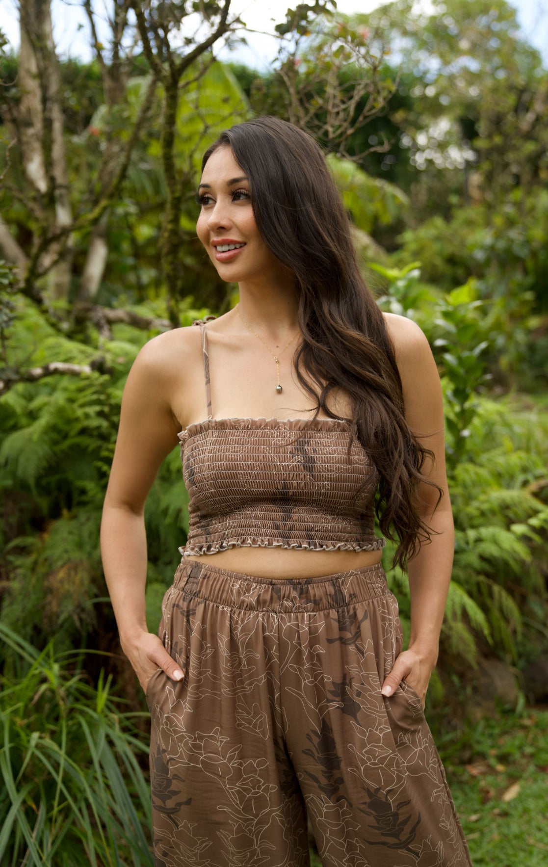 Pili Top-Liko Lehua in Maku'e (brown)