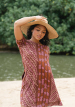 Kahelelani Punahele Tee Dress in Makuʻe