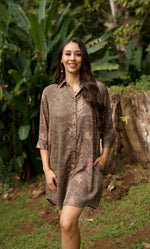 Panina Dress-Liko Lehua in Honua (earth)