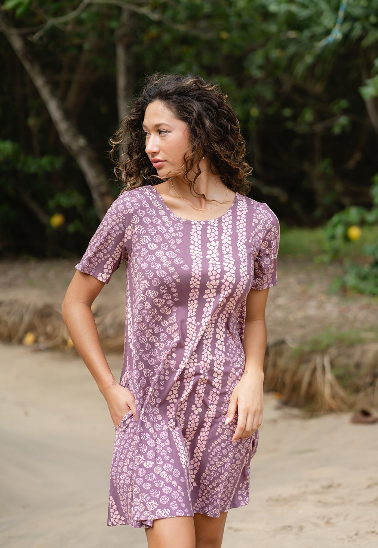 Kahelelani Punahele Tee Dress in Loke