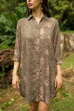 Panina Dress-Liko Lehua in Honua (earth)