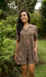 Kanoe Romper-Liko Lehua in Honua (earth)