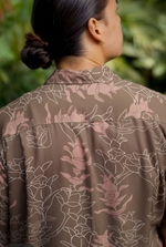 Kāne Aloha Shirt-Liko Lehua in Honua (earth)