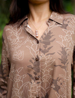 Panina Dress- Liko Lehua in Maku'e (brown)