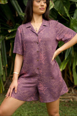 Kanoe Romper-Liko Lehua in Poni (purple)