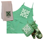Quilt Kitchen Set-Green