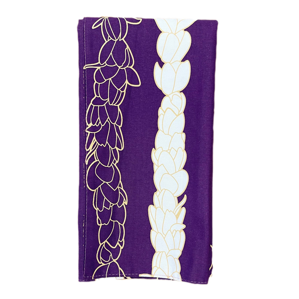 Pīkake Lei Tea Towel - Poni/Purple
