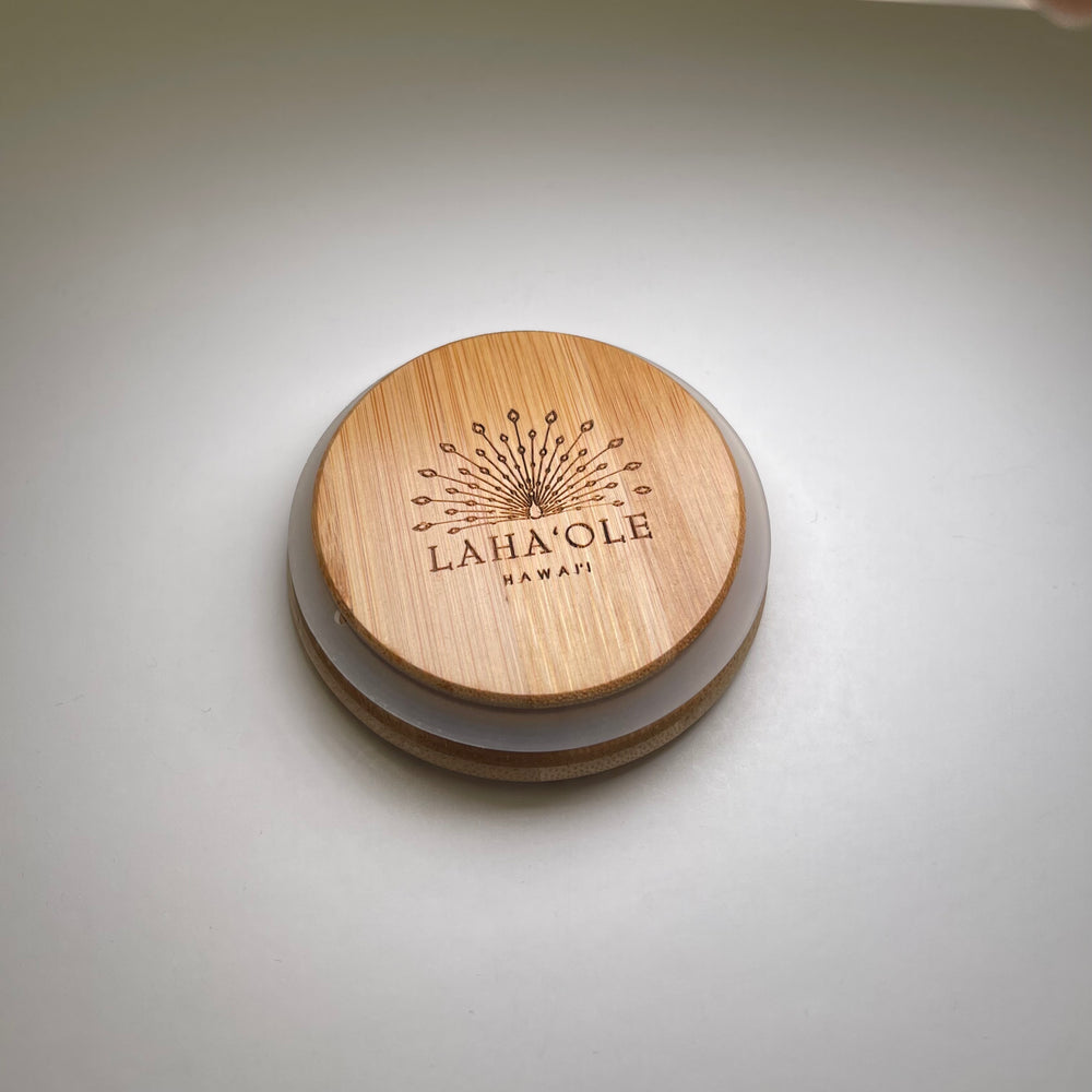 Pīkake Lei Bamboo Lid Jar - Medium