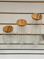 Pīkake Lei Bamboo Lid Jar - Medium
