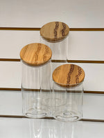 Pīkake Lei Bamboo Lid Jar - Medium
