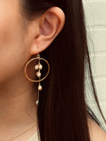 Pink Pearl Drop Dangles