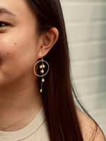 Pink Pearl Drop Dangles
