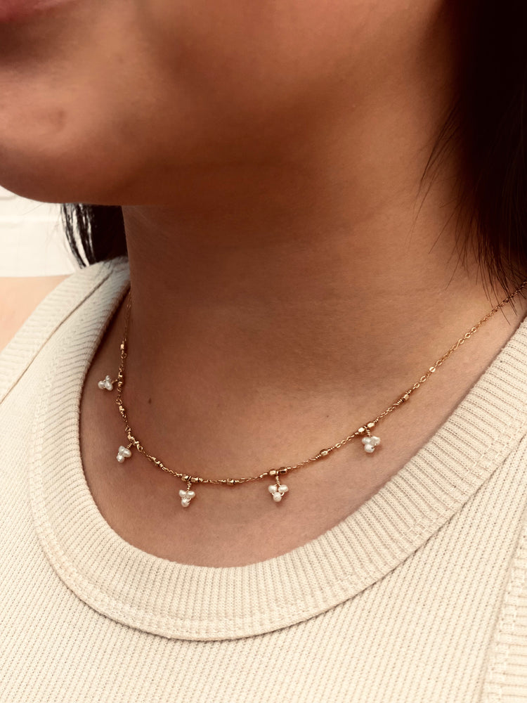 Floral Bead Necklace