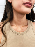Circle & Pearl Necklace