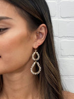 Double Drop Gem Dangles