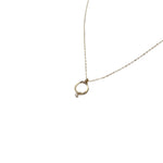 Circle & Pearl Necklace