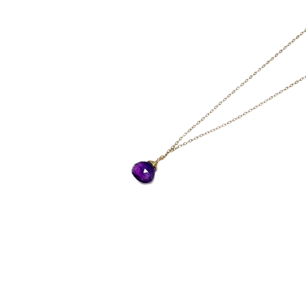 Purple 2025 gem necklace