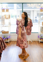 Hau Temple Dress - Mauve