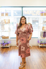 Hau Temple Dress - Mauve