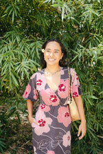 Hau Temple Dress - Charcoal