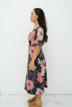 Hau Temple Dress - Charcoal