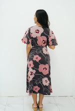 Hau Temple Dress - Charcoal