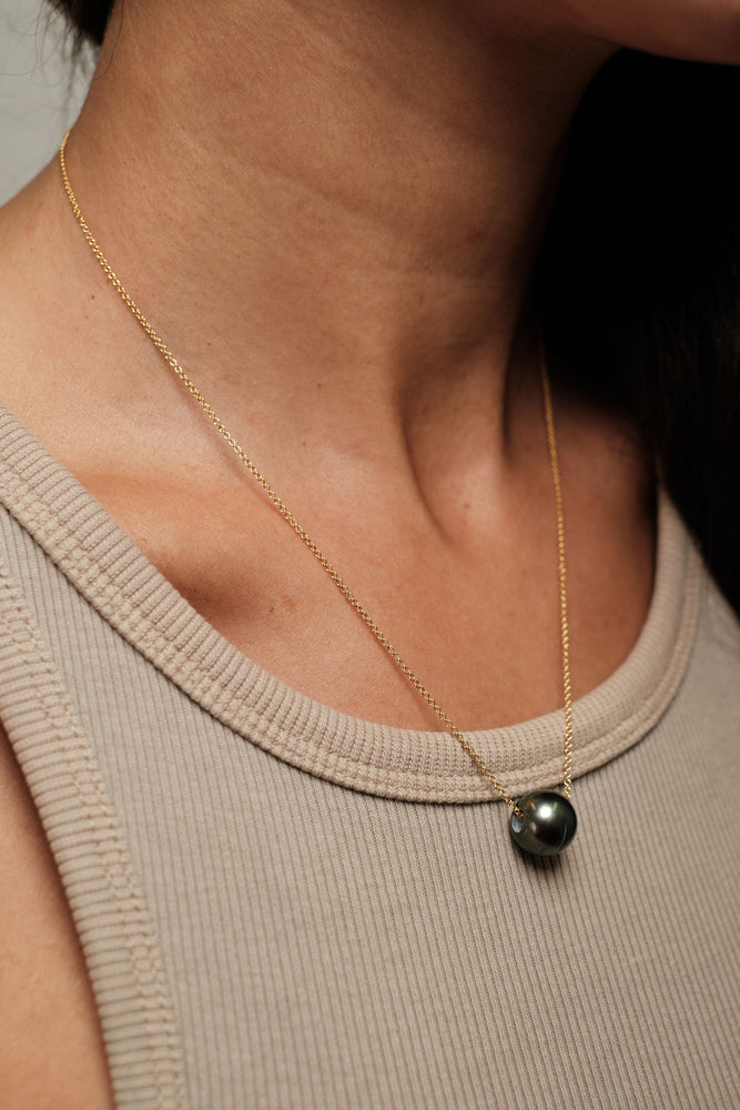 Tahitian Pearl Wale Nō Necklace