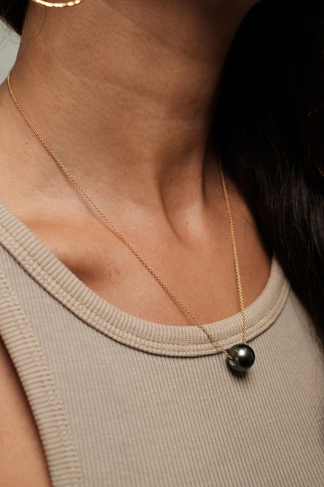 Tahitian Pearl Wale Nō Necklace